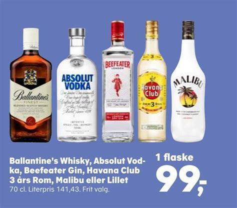 Ballantine S Whisky Absolut Vod Ka Beefeater Gin Havana Club Rs