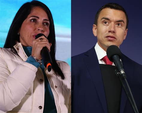 Luisa Gonz Lez Y Daniel Noboa Pasan A Segunda Vuelta En Presidenciales