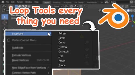 How To Enable Loop Tools In Blender Blender Beginner Tutorial Loop