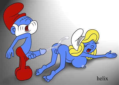 Rule 34 Helix Papa Smurf Smurfette Tagme The Smurfs 1366652