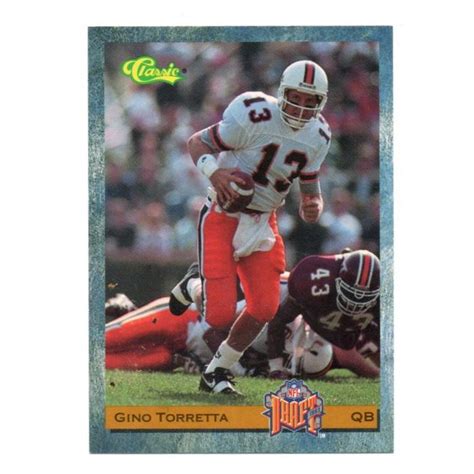 NFL 1993 Classic- 98 Gino Torretta -QB on eBid Australia | 177972468