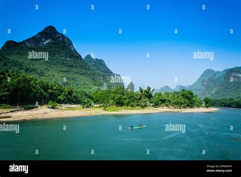 The Li river scenery in summer Stock Photo - Alamy