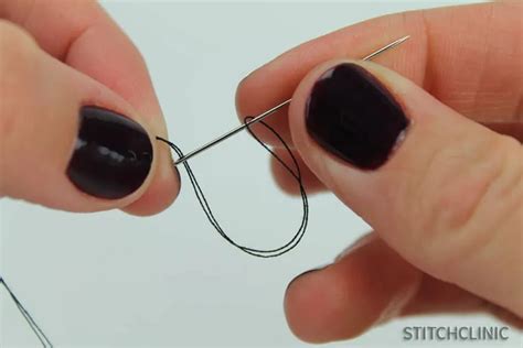 How To Thread A Needle And Keep It Threaded Stitch Clinic