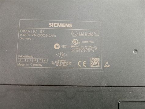 Siemens SIMATIC S7 400 CPU 414 2 6ES7414 2XK05 0AB0 Kaufen Auf Ricardo