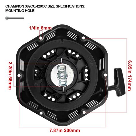 Original Recoil Starter For Champion Cc Cc Cc Pull Start