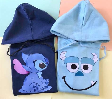 Moletom Casal Stitch E Sullivan Monstros S A