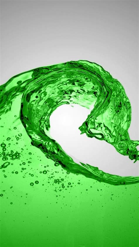 Green Liquid Wallpaper