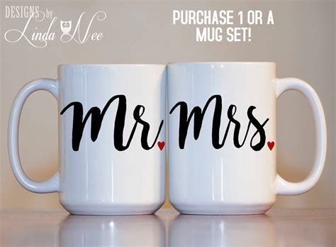 Mr And Mrs Mug Mr And Mrs Coffee Mugs Couples Mugs Couples Mug Set His And Hers Mug