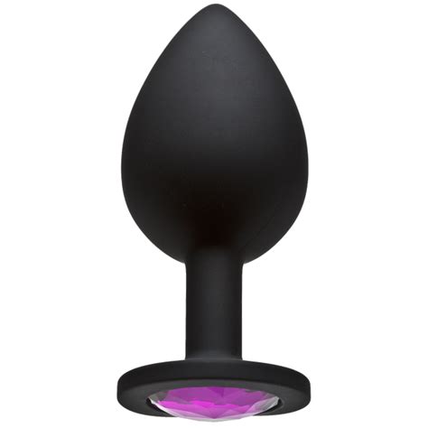 Booty Bling Large Butt Plug Black Pink Stone On Literotica