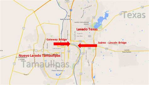 Laredo, Texas - Nuevo Laredo, Tamaulipas Border Crossing