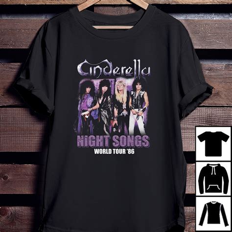 Cinderella Band T Shirt Cinderella Band Tour T Shirt Night Songs Tour T ...