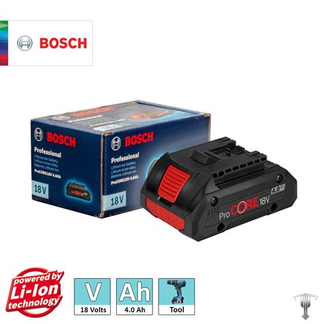 Bosch Procore 18v 40ah Professional 18v Lithium Ion Battery For Bosch