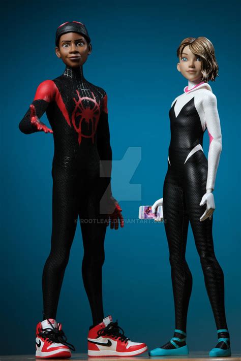 Hot Toys Gwen Stacy And Miles Morales By Rootleaf On Deviantart