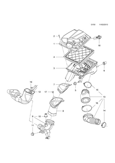 Opel Zafira C Airflow Meter Opel Epc Online Nemigaparts