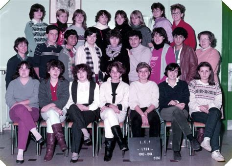 Photo De Classe Seconde Csc 1983 1984 De 1983 Lycée Professionel