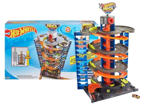 HOT WHEELS ZESTAW ZAKRĘCONY MEGA GARAŻ PARKING 12853161226 Allegro pl