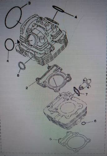 Kit De Juntas Cilindro Lander Original Yamaha Parcelamento Sem