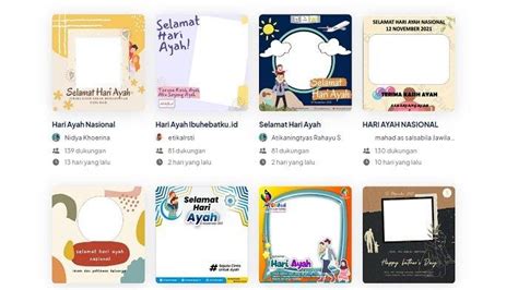 40 Link Twibbon Hari Ayah Nasional 12 November 2021 Simak Cara Buatnya