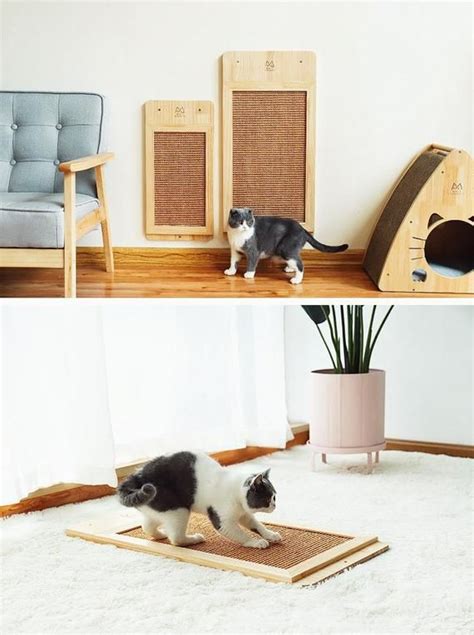 Modern Wall Cat Scratcher Minimal Cat Scratcher Beautiful Etsy Diy