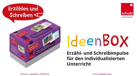 Ideenbox Erzählen und Schreiben Erzähl und Schreibimpulse für den