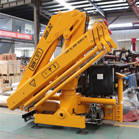 Customizable Bob Lift Folding Boom 6t Mini Mounted Truck Crane Hot Sq6