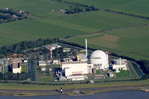 Luftaufnahme Brokdorf Geb Ude Der Stillgelegten Reaktorbl Cke Und