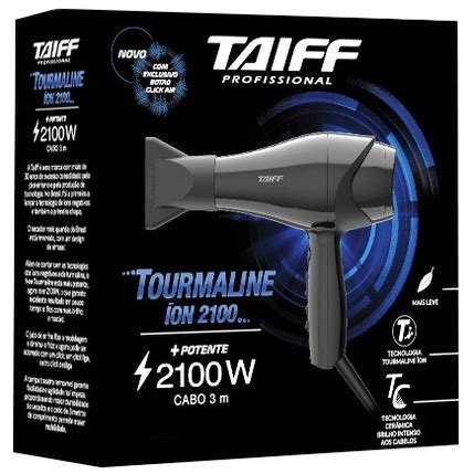 Secador De Cabelos Taiff Tourmaline On Cer Mica Motor Ac Profissional