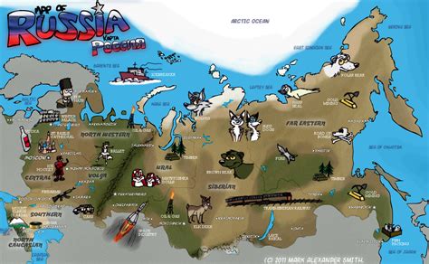 Map Of Russia by FreyFox on DeviantArt