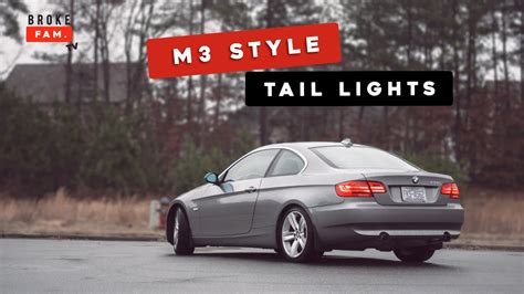 Installing Custom M3 Style Tail Lights On Bmw E92 335i Youtube