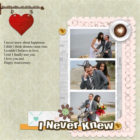 Anniversary Scrapbook Templates & Samples - Scrapbook Crafter for Mac