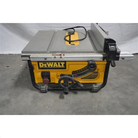 DEWALT 10 In Portable Benchtop Table Saw Property Room