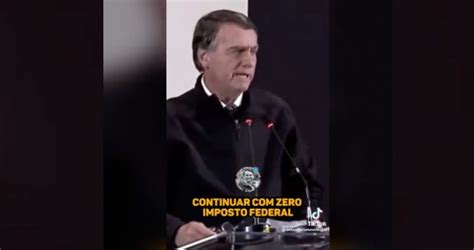 Presidente Bolsonaro Manter Impostos Federais Sobre Combust Veis