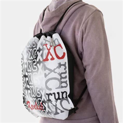 Customizable Cross Country Run Xc Drawstring Bag Zazzle