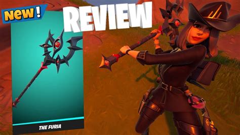 New The Furia Fortnite Pickaxe Gameplay Review Youtube