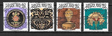 Serie Pro Patria 1992 4 Werte ET Vollstempel Bern 22 5 1992 Kaufen