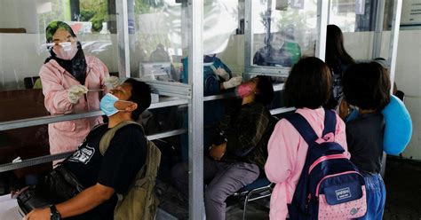 indonesia reports   daily covid  cases highest   months