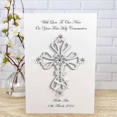 Homemade First Communion Cards