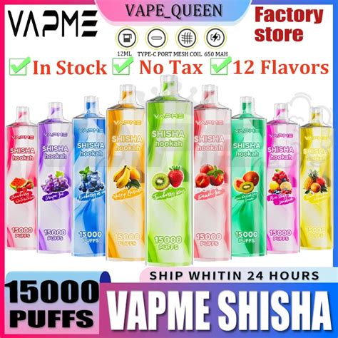 Original Vapme Shisha Puffs Crystal Vape Disposable E