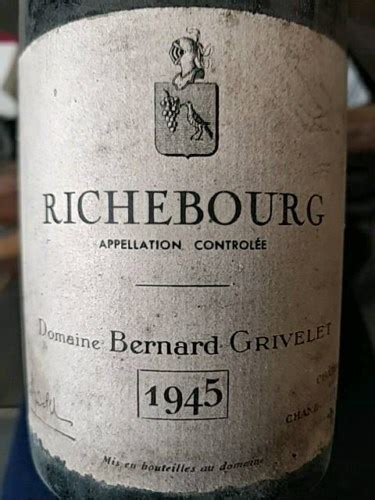 Grivelet P Re Fils Richebourg Vivino Us