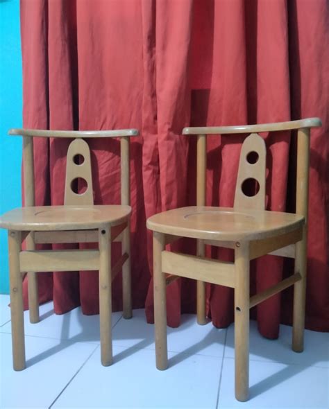 Japanese Chairs Solid Wood on Carousell