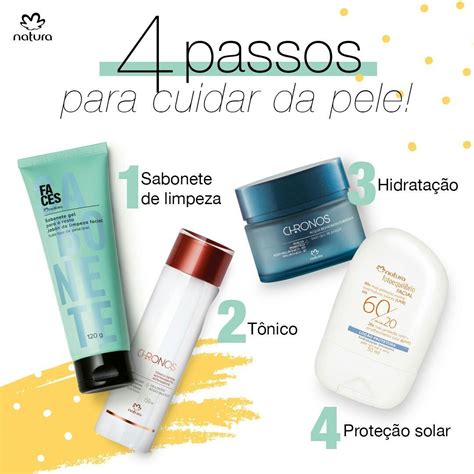 4 Passos Para Cuidar Da Sua Pele Produtos Para O Rosto Produtos Para