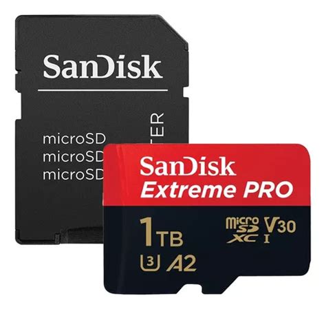 Cart O Micro Sd Sandisk Tb Microsd Extreme Pro Mbs E Adp Frete