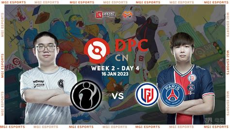 Dota Live Psg Lgd Vs Invictus Gaming Dpc Cn Div Tour