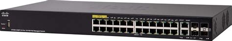 Cisco SF350 24MP Managed Switch With Max 24 10 100 Ports Plus 375W PoE