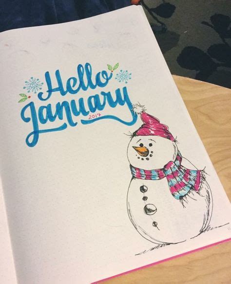 January Bujo Ideas January Bullet Journal Bullet Journal