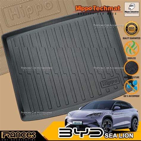 BYD Sealion 6 2024 2025 Cargo Trunk Tray Thick Hippo Techmat V2 Deep