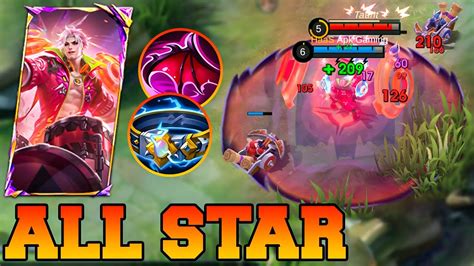 Fredrinn All Star Skin Mlbb Gameplay Mobile Legends All Star Skin