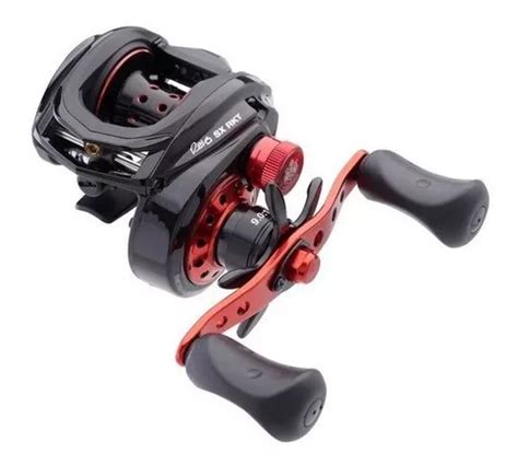 Carretilha Abu Garcia Revo04 Sx Rkt Drag 8 Kg Esquerdo Cor Preto