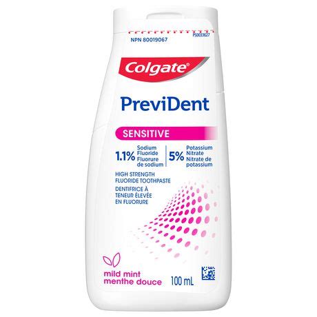 Colgate PreviDent Sensitive Toothpaste 100 ML 100 ML Walmart Ca