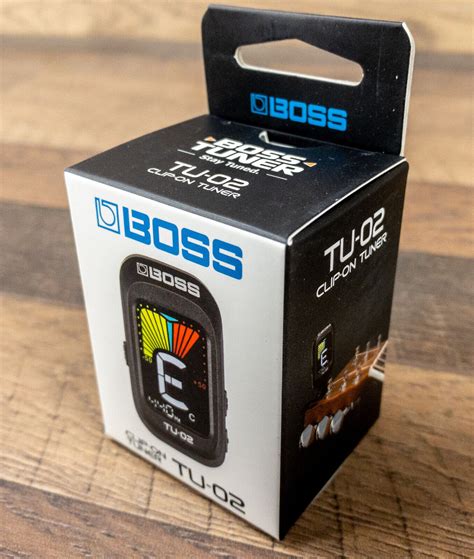 Boss Tu 02 Clip On Chromatic Tuner For Guitar Bass Ukulele More W Auto Off Ebay